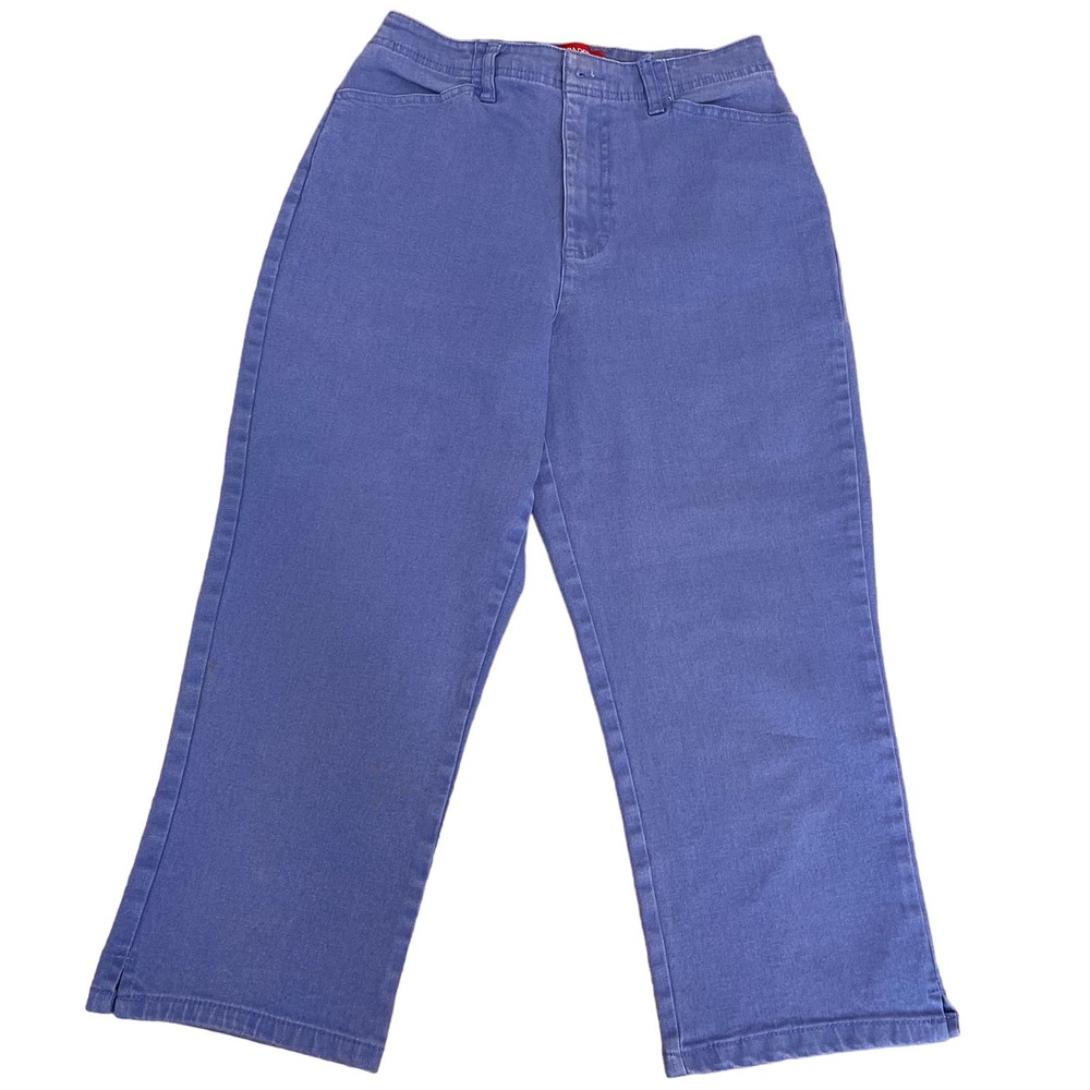 GLÓRIA VANDERBILT Wmen’s purple cropped pants Sz 8 gently used